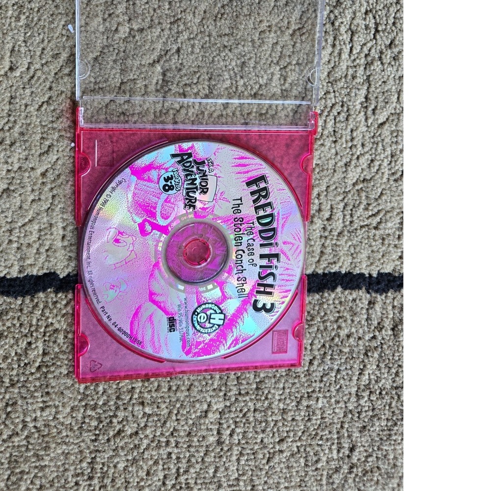 Freddi Fish 3 The Case of the Stolen Conch Shell PC CD-ROM Game Humongous 1998